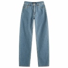 Daily Paper Women's Tapered Relaxed Jeans in Light Blue