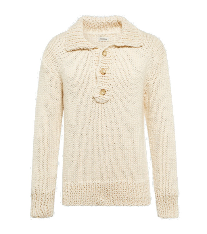 Photo: Commas Cotton polo sweater