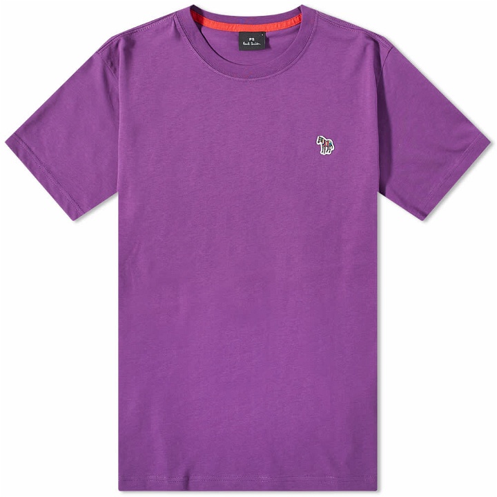Photo: Paul Smith Men's Zebra Logo T-Shirt in Purple