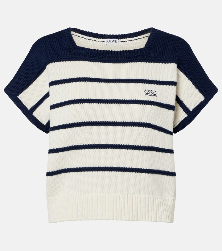 Photo: Loewe Striped cotton and wool sweater