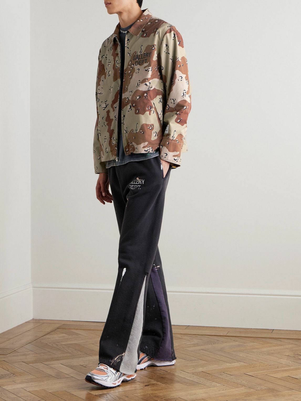 Gallery Dept. - Montecito Camouflage Logo-Print Cotton-Ripstop Jacket - Neutrals