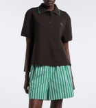 Loewe Double L cotton piqué polo shirt