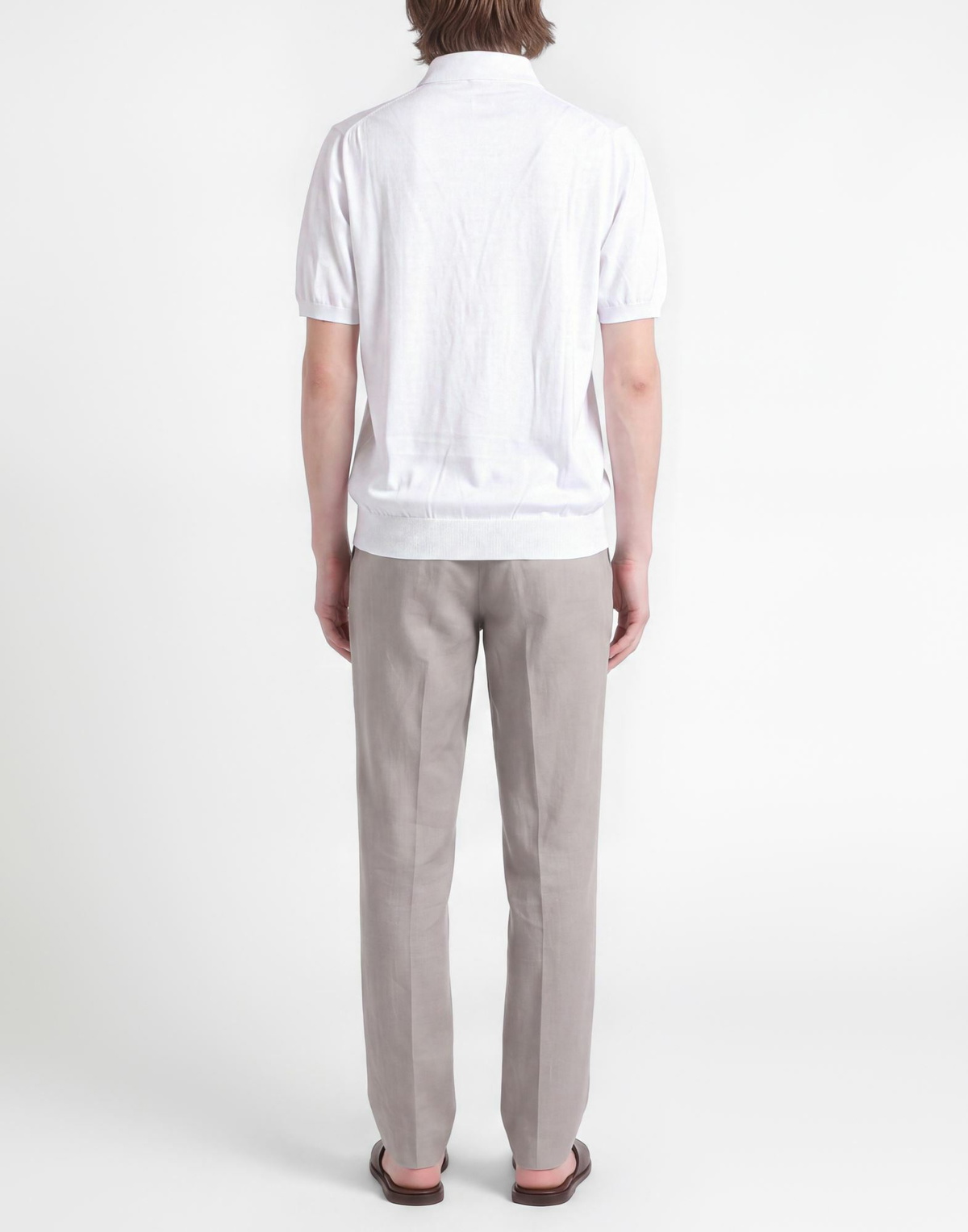 Kiton Mens Polo shirt in White