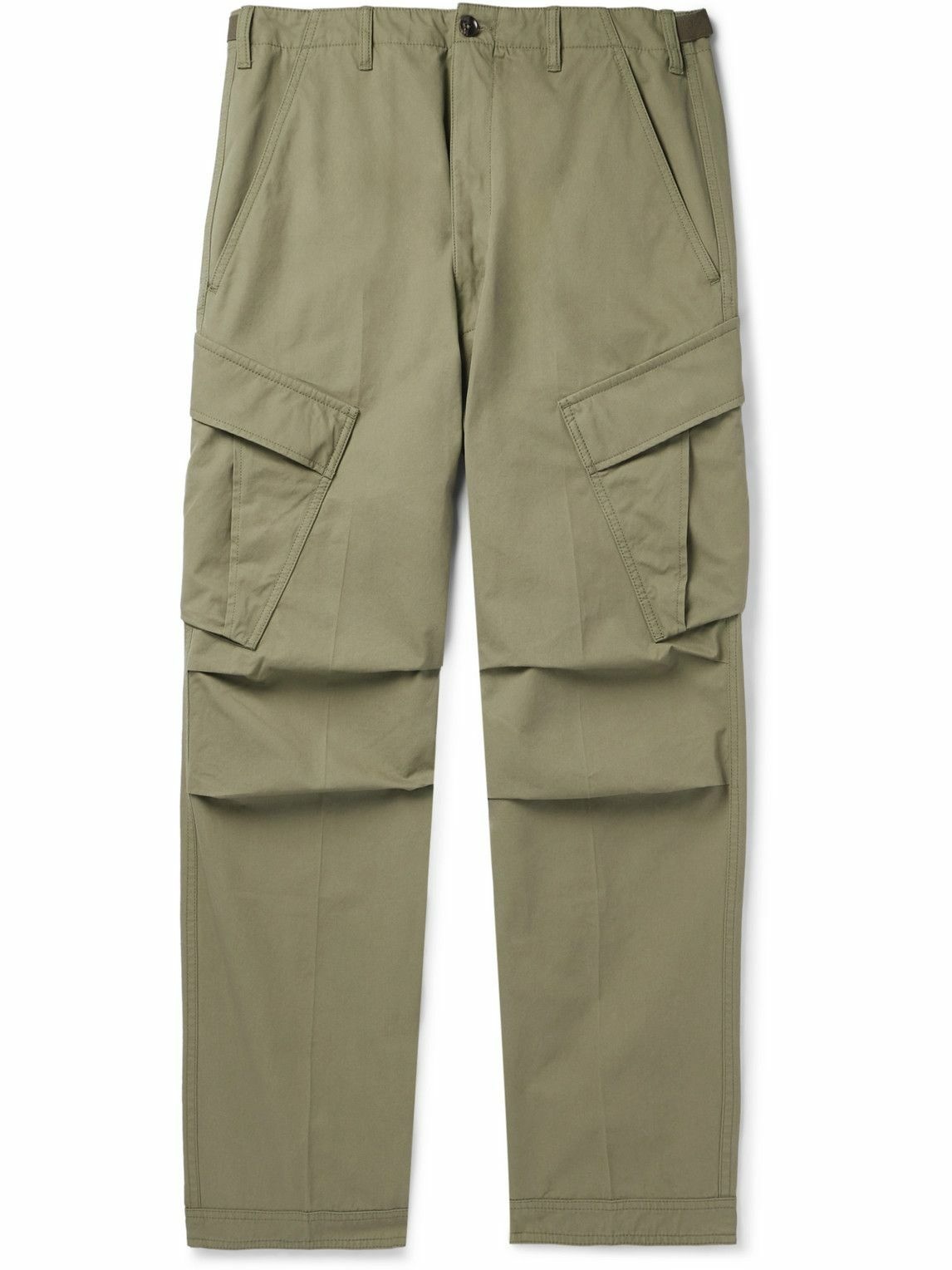 TOM FORD - Straight-Leg Cotton-Twill Cargo Trousers - Green TOM FORD