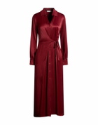 Manila Grace Womens Maxi dress Burgundy