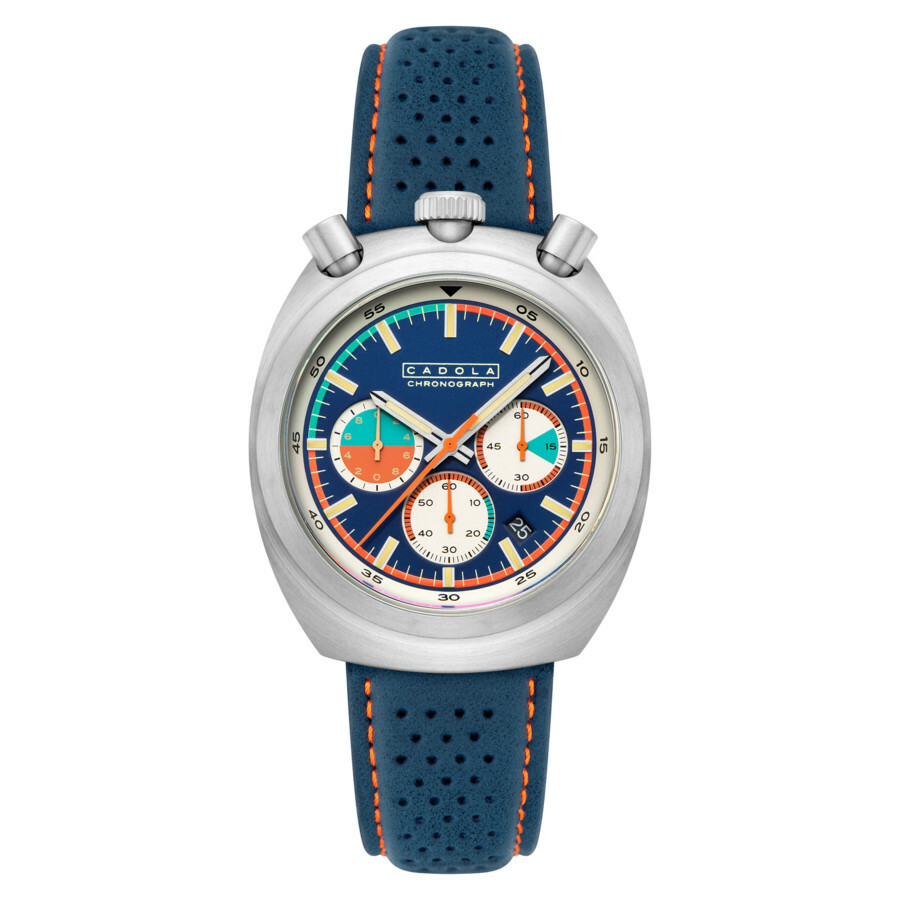 Cadola Testa Di Toro Chronograph Quartz Blue Dial Mens Watch CD-1058-02