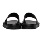 Officine Creative Black Leather Chios 1 Sandals