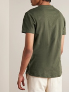 Orlebar Brown - OB Classic Slim-Fit Garment-Dyed Slub Cotton-Jersey T-Shirt - Green