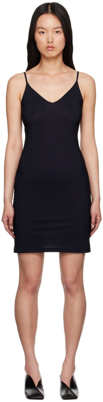 Photo: Jil Sander Black Slip Mini Dress