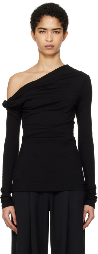 Photo: Paris Georgia SSENSE Exclusive Black Elemental Manahou T-Shirt