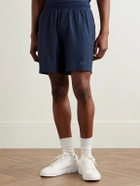 Lululemon - Straight-Leg 7" Striped Recycled-Mesh Tennis Shorts - Blue