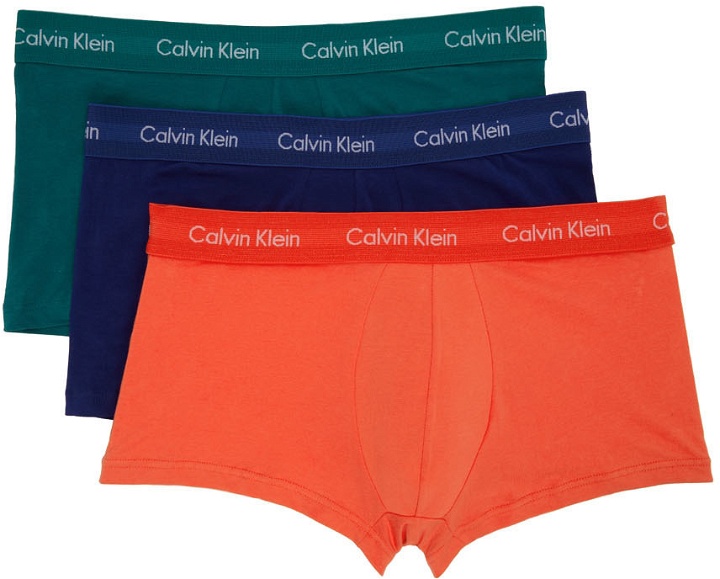 Photo: Calvin Klein Underwear Three-Pack Multicolor Boxers