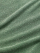 DOPPIAA - Cotton-Terry Polo Shirt - Green