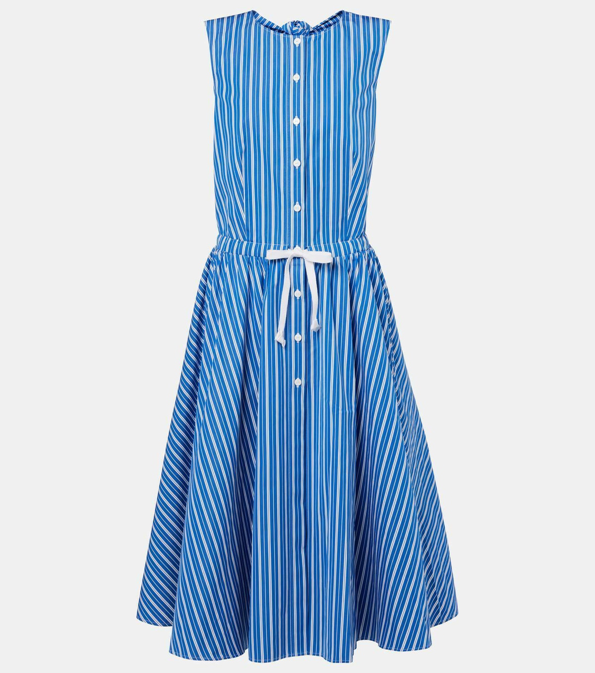 Patou Striped cotton shirt dress