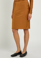 Rick Owens Lilies Stretch-jersey Knee-length Skirt Tan