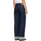 KHAITE Indigo Karo Jeans