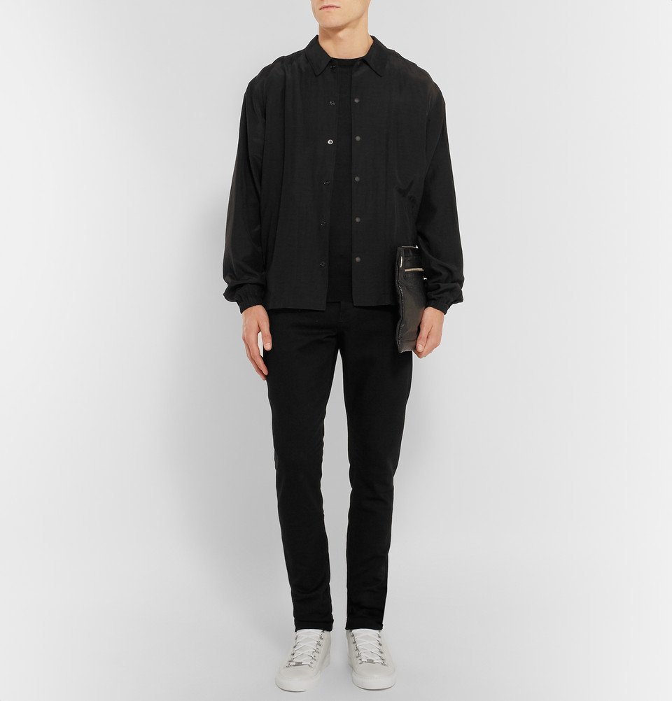Balenciaga - Arena Creased-Leather Sneakers - Men - Off-white