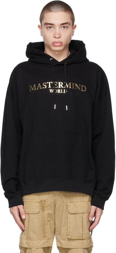 Photo: mastermind WORLD Black Foil Hoodie