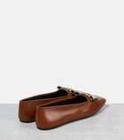 Gucci - Interlocking G leather ballet flats