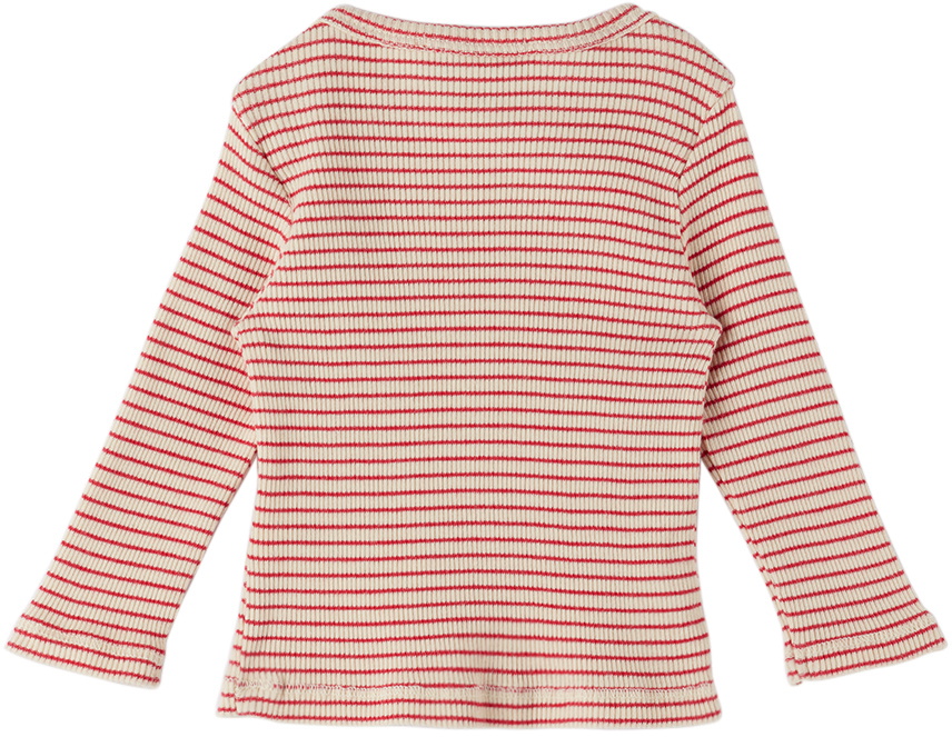 Caramel Baby Red & White Kishon Long Sleeve T-Shirt