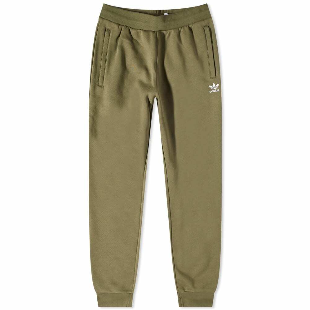 Adidas Men's Essentials Pant in Olive Strata adidas