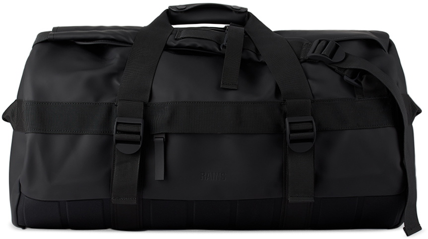 RAINS Black Texel Duffle Bag