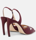 Victoria Beckham Harlow satin slingback sandals