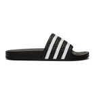 adidas Originals Black and White Adilette Sandals