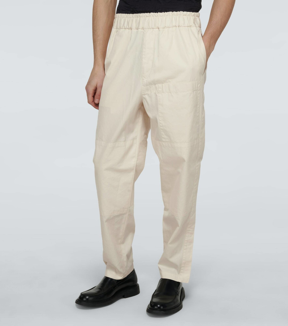 Jil Sander - Elasticated cotton pants Jil Sander