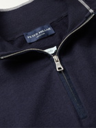 Peter Millar - Excursionist Flex Merino Wool-Blend Half-Zip Sweater - Blue