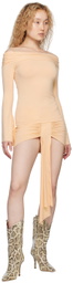 KIM SHUI SSENSE Exclusive Beige Long Sleeve T-Shirt