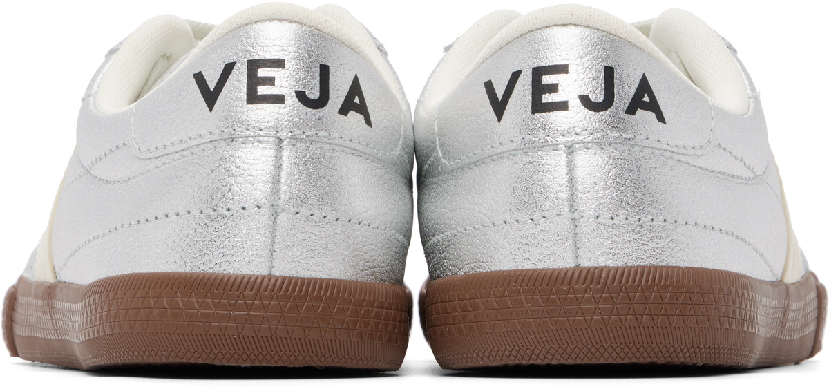 VEJA Silver Paneka Leather Sneakers