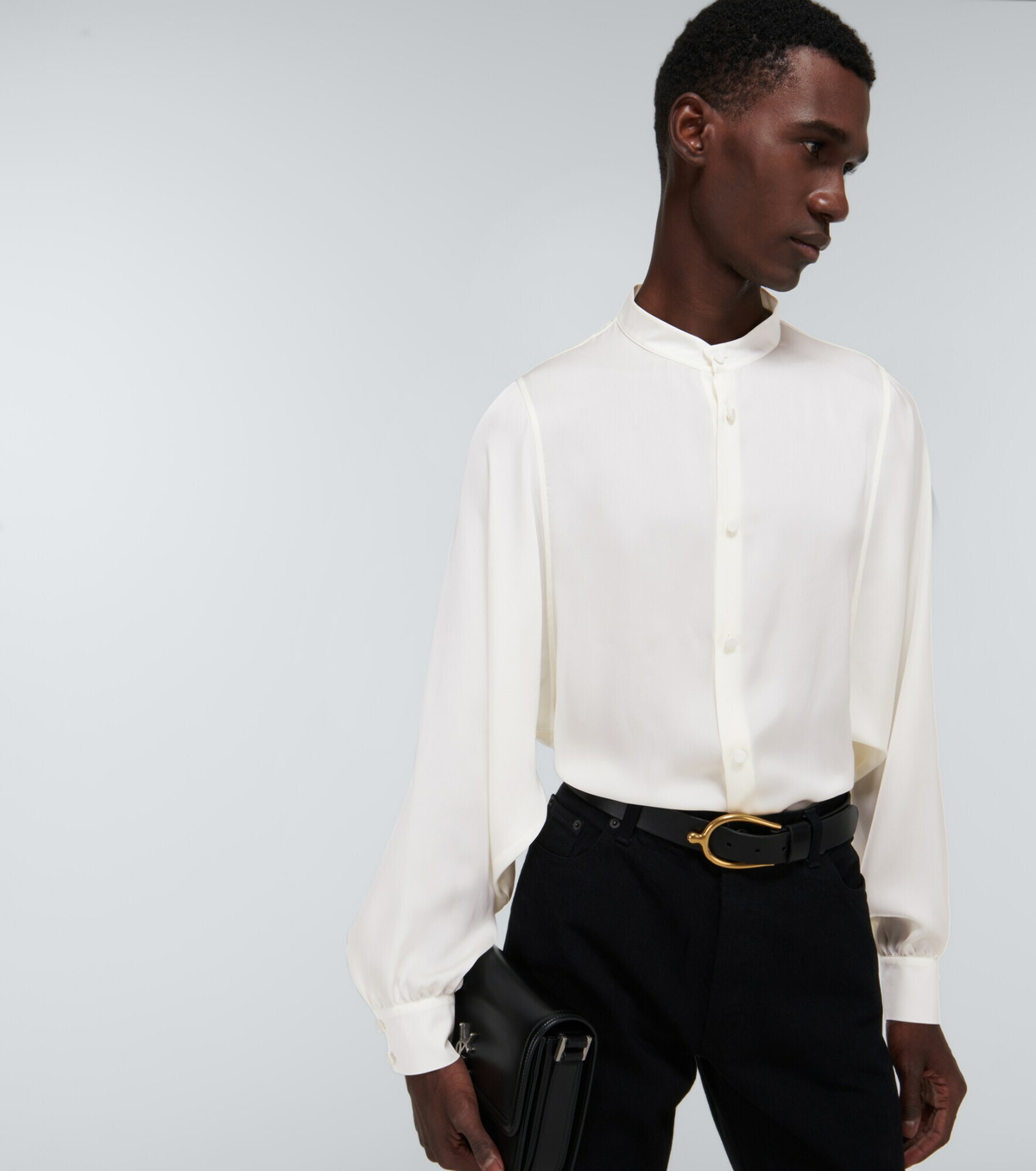 Saint Laurent - Silk satin shirt Saint Laurent