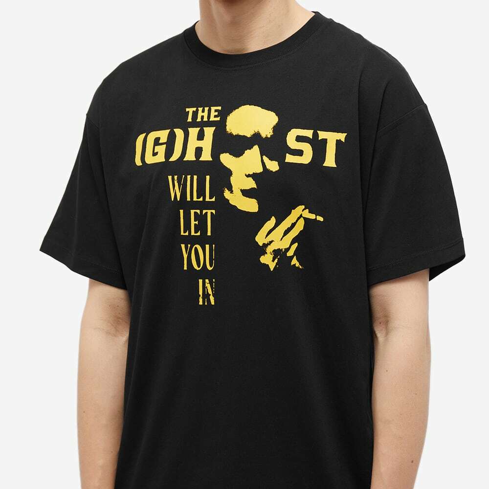 Raf Simons Men's Ghost Print T-Shirt in Black Raf Simons