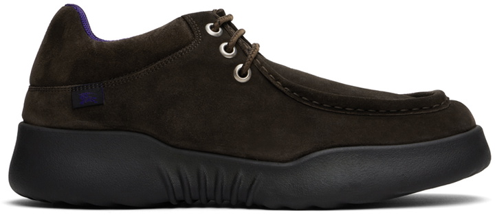 Photo: Burberry Brown Suede Log Loafers