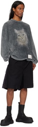 Maison MIHARA YASUHIRO Black Four Legs Shorts