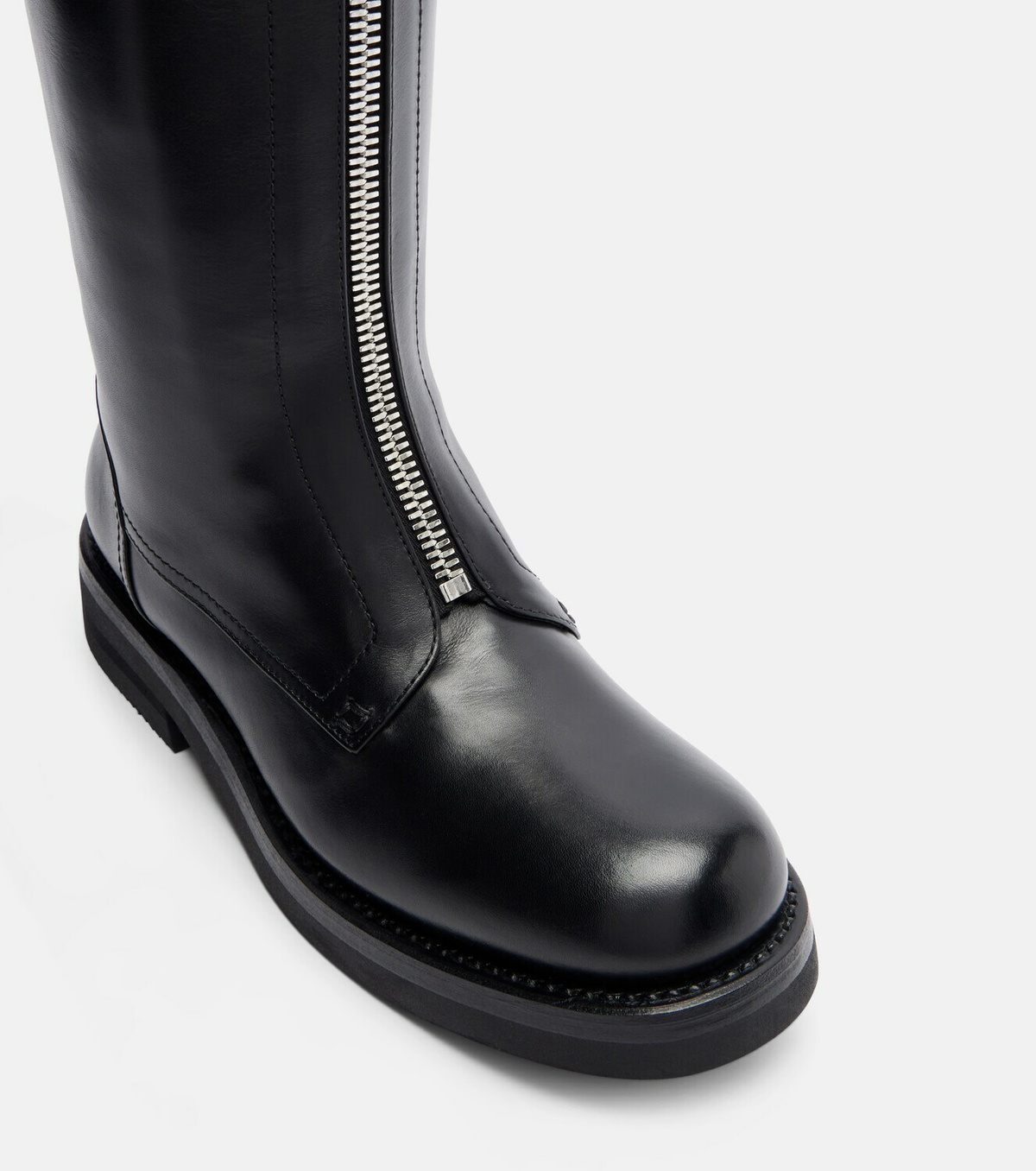 McQueen Countryside leather knee-high boots