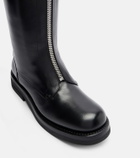 McQueen Countryside leather knee-high boots