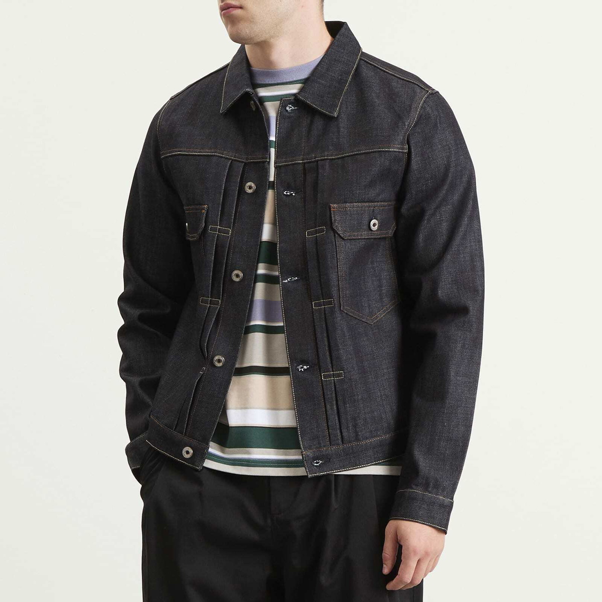 Dubbleware Men's Type II Denim Jacket in Indigo