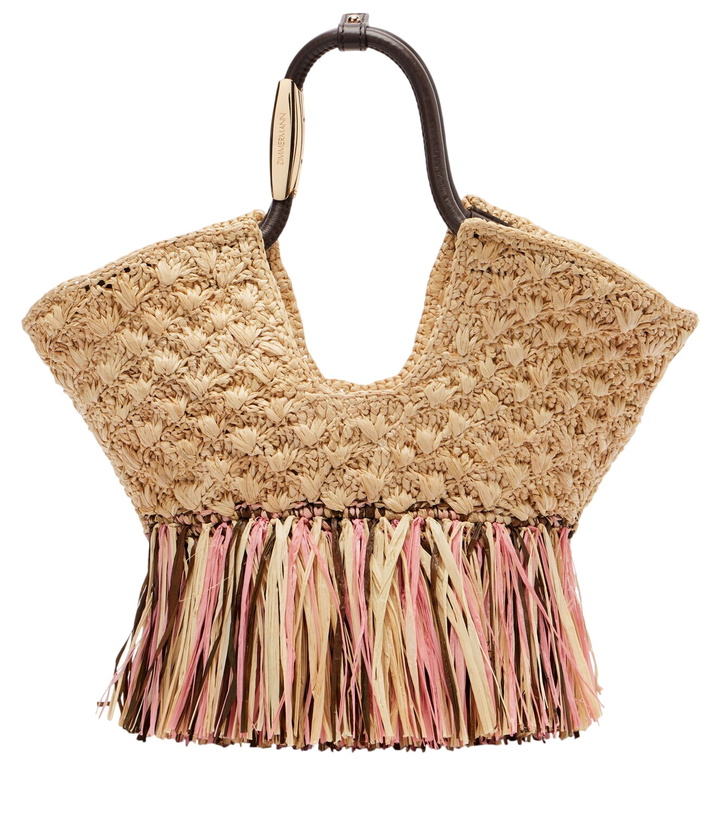 Photo: Zimmermann Goldentime Small raffia tote bag