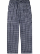 Derek Rose - Braemar Checked Cotton-Flannel Pyjama Trousers - Blue