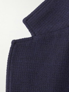 Canali - Slim-Fit Unstructured Waffle-Knit Blazer - Blue