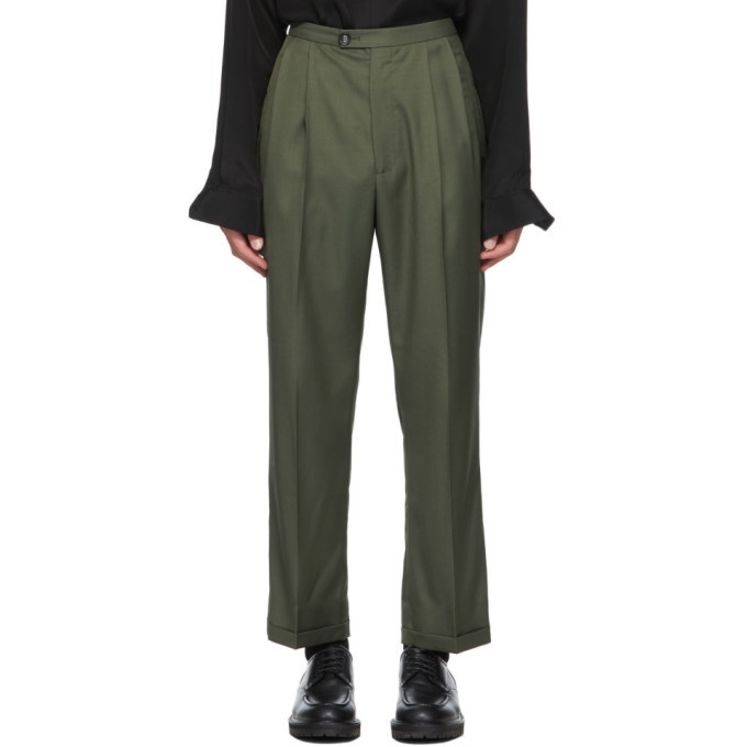 Photo: Winnie New York Green Wool Suiting Trousers