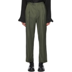 Winnie New York Green Wool Suiting Trousers