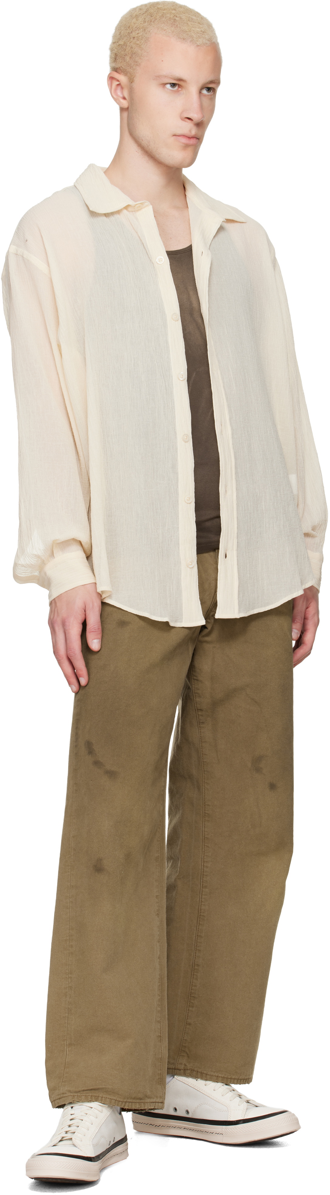 visvim White Nolan Lo Sneakers
