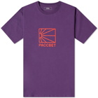 PACCBET Men's Sun Logo T-Shirt in Purple