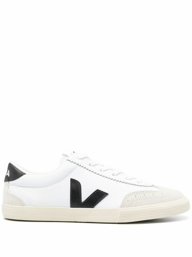 Photo: VEJA White Volley Leather Sneakers