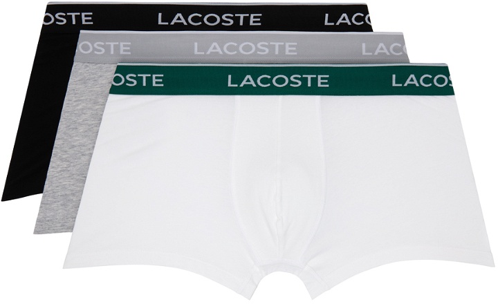 Photo: Lacoste Three-Pack Multicolor Briefs