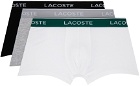 Lacoste Three-Pack Multicolor Briefs