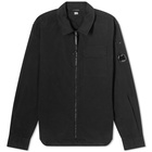 C.P. Company Men's Arm Lens Overshirt in Black